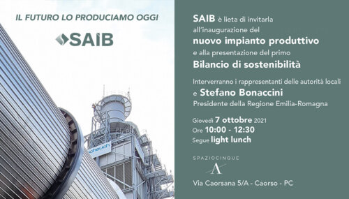 SAIB / Il futuro lo produciamo oggi