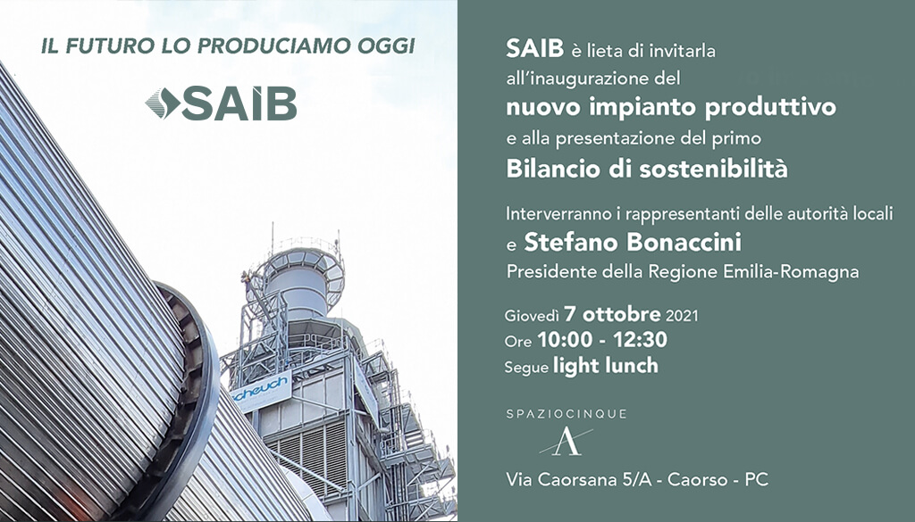 SAIB / Il futuro lo produciamo oggi